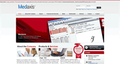 Desktop Screenshot of medaxis.com