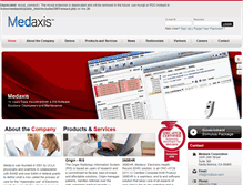 Tablet Screenshot of medaxis.com